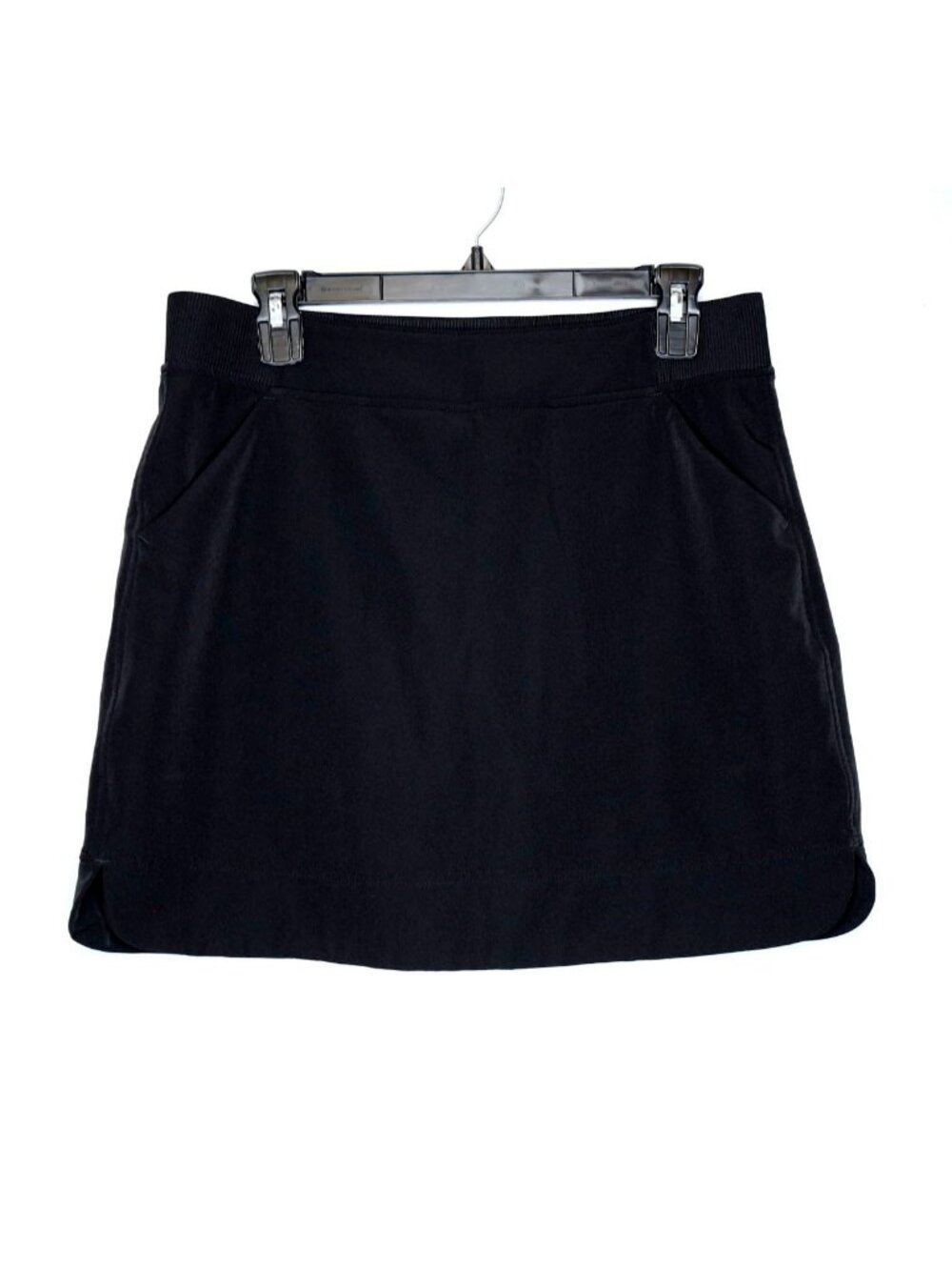 32 Degrees Cool Black Pull-On Skort w/ Pockets and Matching Shorts - S